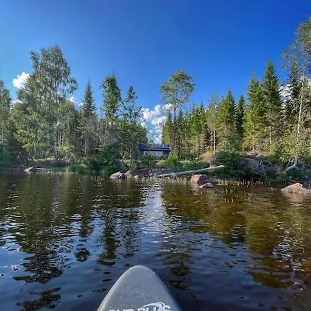 Holiday home Water Front Scandinavian Forest View With No Neighbors *