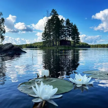Сasa de vacaciones Water Front Scandinavian Forest View With No Neighbors Östmarken